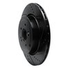 633-21039R Drilled/Slotted Brake Rotor [Black], Fits Select Kia/Hyundai/Genesis, Position: Rear Right - image 2
