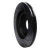 633-21040L Drilled/Slotted Brake Rotor [Black], Fits Select Kia/Hyundai/Genesis, Position: Front Left - image 4