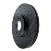 633-21044R Drilled/Slotted Brake Rotor [Black], Fits Select Kia/Hyundai/Genesis, Position: Front Right - image 2