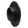633-22000R Drilled/Slotted Brake Rotor [Black], 1967-1974 Opel, Position: Front Right - image 2