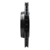 633-26000R Drilled/Slotted Brake Rotor [Black], 2012-2020 Tesla, Position: Rear Right - image 2