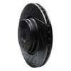 633-26001L Drilled/Slotted Brake Rotor [Black], 2012-2021 Tesla, Position: Front Left - image 2