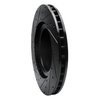 633-26001R Drilled/Slotted Brake Rotor [Black], 2012-2021 Tesla, Position: Front Right - image 4