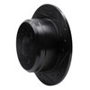 633-27001R Drilled/Slotted Brake Rotor [Black], 1967-1974 Volvo, Position: Rear Right - image 2