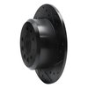 633-27006R Drilled/Slotted Brake Rotor [Black], 1974-1997 Volvo, Position: Rear Right - image 2