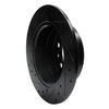 633-27006R Drilled/Slotted Brake Rotor [Black], 1974-1997 Volvo, Position: Rear Right - image 4
