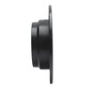 633-27017L Drilled/Slotted Brake Rotor [Black], 1993-1995 Volvo, Position: Rear Left - image 3