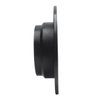 633-27017R Drilled/Slotted Brake Rotor [Black], 1993-1995 Volvo, Position: Rear Right - image 3
