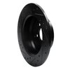 633-27019R Drilled/Slotted Brake Rotor [Black], 1996-2004 Volvo, Position: Rear Right - image 4