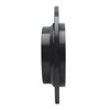 633-27024L Drilled/Slotted Brake Rotor [Black], 1999-2009 Volvo, Position: Rear Left - image 3