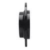 633-27024R Drilled/Slotted Brake Rotor [Black], 1999-2009 Volvo, Position: Rear Right - image 3