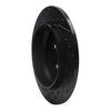 633-27024R Drilled/Slotted Brake Rotor [Black], 1999-2009 Volvo, Position: Rear Right - image 4