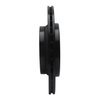 633-27039R Drilled/Slotted Brake Rotor [Black], 2003-2014 Volvo, Position: Rear Right - image 3