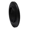 633-27039R Drilled/Slotted Brake Rotor [Black], 2003-2014 Volvo, Position: Rear Right - image 4