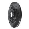 633-27054L Drilled/Slotted Brake Rotor [Black], Fits Select Multiple Makes/Models, Position: Rear Left - image 4
