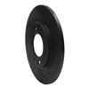 633-28002R Drilled/Slotted Brake Rotor [Black], 1971-1989 Peugeot, Position: Rear Right - image 2