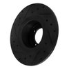 633-31000R Drilled/Slotted Brake Rotor [Black], 1967-1976 BMW, Position: Front Right - image 4