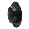 633-31015R Drilled/Slotted Brake Rotor [Black], 1982-1989 BMW, Position: Rear Right - image 2