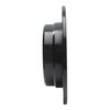 633-31015R Drilled/Slotted Brake Rotor [Black], 1982-1989 BMW, Position: Rear Right - image 3