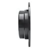 633-31016R Drilled/Slotted Brake Rotor [Black], 1981-1986 BMW, Position: Rear Right - image 3