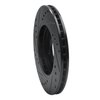 633-31017R Drilled/Slotted Brake Rotor [Black], 1984-1991 BMW, Position: Front Right - image 4