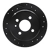 633-31018R Drilled/Slotted Brake Rotor [Black], 1984-1991 BMW, Position: Rear Right - image 1