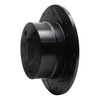 633-31045R Drilled/Slotted Brake Rotor [Black], 1996-2002 BMW, Position: Rear Right - image 2