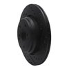 633-31050R Drilled/Slotted Brake Rotor [Black], 2000-2006 BMW, Position: Rear Right - image 2