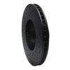 633-31051R Drilled/Slotted Brake Rotor [Black], 2000-2003 BMW, Position: Front Right - image 4