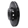 633-31056D Drilled/Slotted Brake Rotor [Black], 2000-2003 BMW, Position: Left Front - image 2