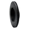 633-31059R Drilled/Slotted Brake Rotor [Black], 2002-2005 BMW, Position: Rear Right - image 4