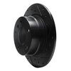 633-31060R Drilled/Slotted Brake Rotor [Black], 2003-2006 BMW, Position: Rear Right - image 2