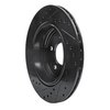 633-31066R Drilled/Slotted Brake Rotor [Black], 2004-2010 BMW, Position: Rear Right - image 4