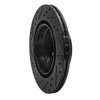 633-31068R Drilled/Slotted Brake Rotor [Black], 2006-2013 BMW, Position: Rear Right - image 4