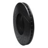 633-31083R Drilled/Slotted Brake Rotor [Black], 2007-2008 BMW, Position: Front Right - image 4