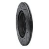 633-31107R Drilled/Slotted Brake Rotor [Black], Fits Select BMW, Position: Rear Right - image 4