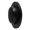 633-31117R Drilled/Slotted Brake Rotor [Black], 2013-2020 BMW, Position: Rear Right - image 2