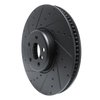 633-31132D Drilled/Slotted Brake Rotor [Black], Fits Select BMW, Position: Left Front - image 2