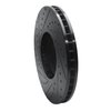 633-31137R Drilled/Slotted Brake Rotor [Black], 2002-2006 BMW, Position: Front Right - image 4