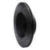 633-31138R Drilled/Slotted Brake Rotor [Black], 2002-2006 BMW, Position: Rear Right - image 4