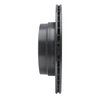 633-31143L Drilled/Slotted Brake Rotor [Black], 2007-2019 BMW, Position: Rear Left - image 3