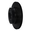 633-31143R Drilled/Slotted Brake Rotor [Black], 2007-2019 BMW, Position: Rear Right - image 2
