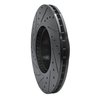 633-31151R Drilled/Slotted Brake Rotor [Black], 2011-2018 BMW, Position: Front Right - image 4