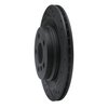 633-31158R Drilled/Slotted Brake Rotor [Black], Fits Select Multiple Makes/Models, Position: Rear Right - image 2