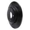 633-32007R Drilled/Slotted Brake Rotor [Black], 2009-2014 Mini, Position: Rear Right - image 2