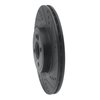 633-32008R Drilled/Slotted Brake Rotor [Black], 2009-2014 Mini, Position: Front Right - image 2