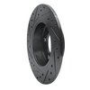 633-32010R Drilled/Slotted Brake Rotor [Black], 2011-2016 Mini, Position: Rear Right - image 4