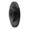 633-32017R Drilled/Slotted Brake Rotor [Black], Fits Select Mini, Position: Front Right - image 2