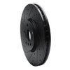 633-32019L Drilled/Slotted Brake Rotor [Black], 2015-2019 Mini, Position: Front Left - image 2