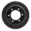 633-37009L Drilled/Slotted Brake Rotor [Black], 1992-2004 Multiple Makes/Models, Position: Rear Left - image 1